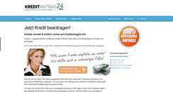 Desktop Screenshot of kreditantrag24.info